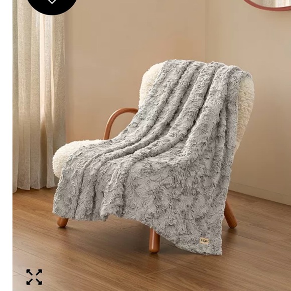 UGG Other - Luxurious Seal Grey Throw Blanket Faux Fur Throw, 50" x 70"